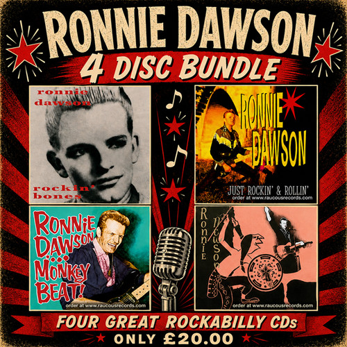 Ronnie dawson rockabilly cd - ronnie, 4-cd